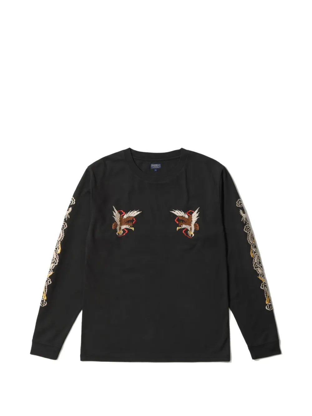 Eagle embroidered long-sleeve t-shirt