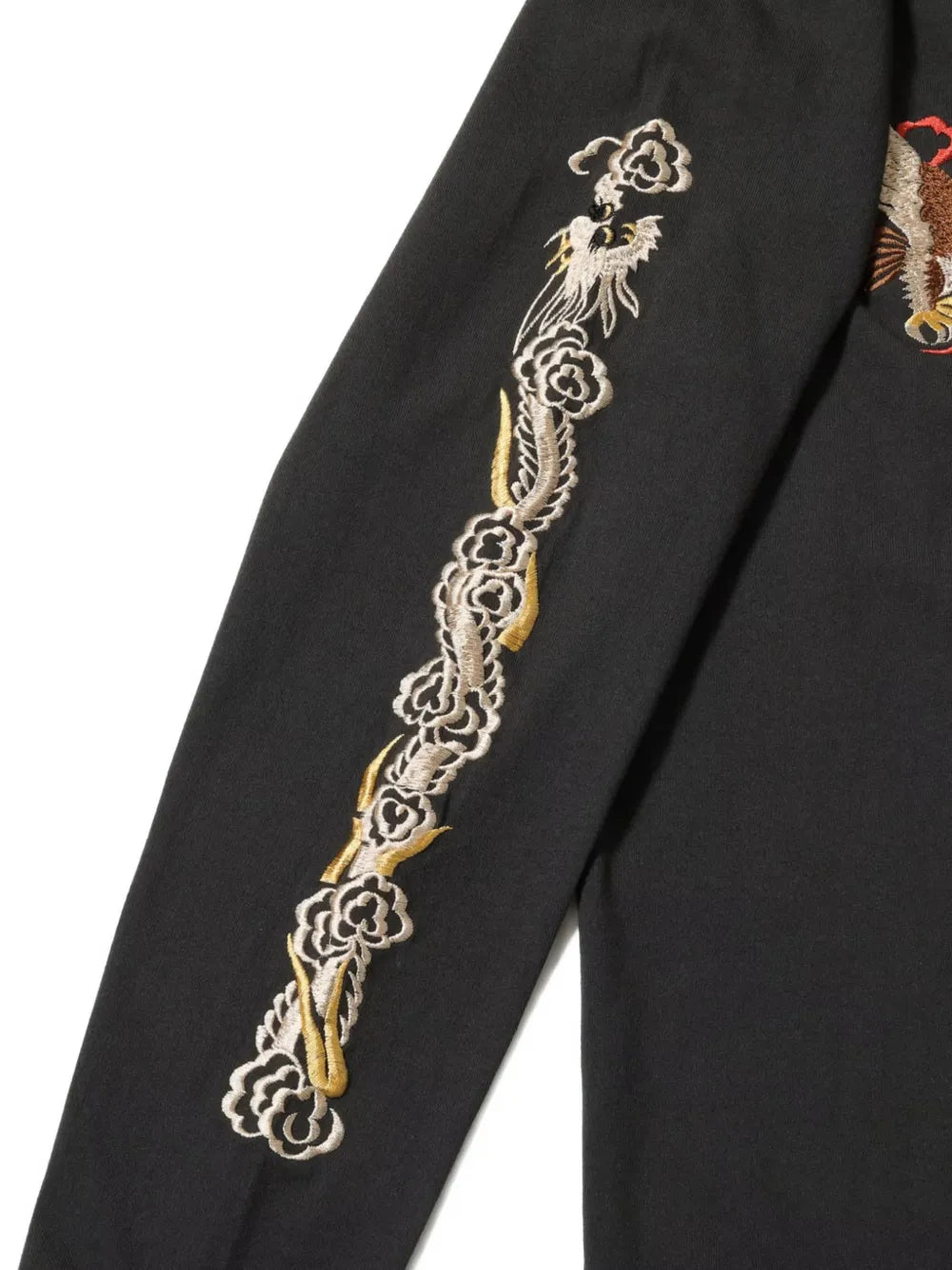 Eagle embroidered long-sleeve t-shirt