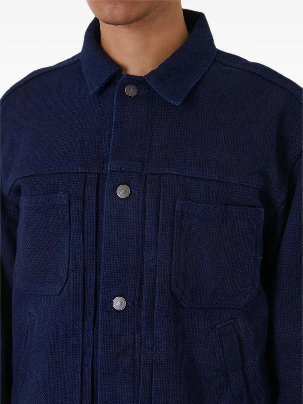 button-up cotton jacket