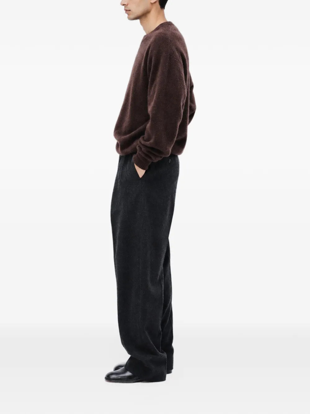 crew-neck cashmere sweater