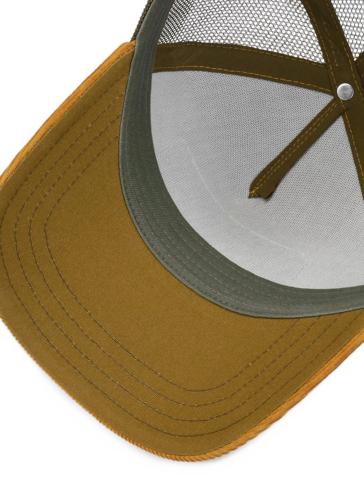 Cowboy Skull Corduroy-Panel Cap
