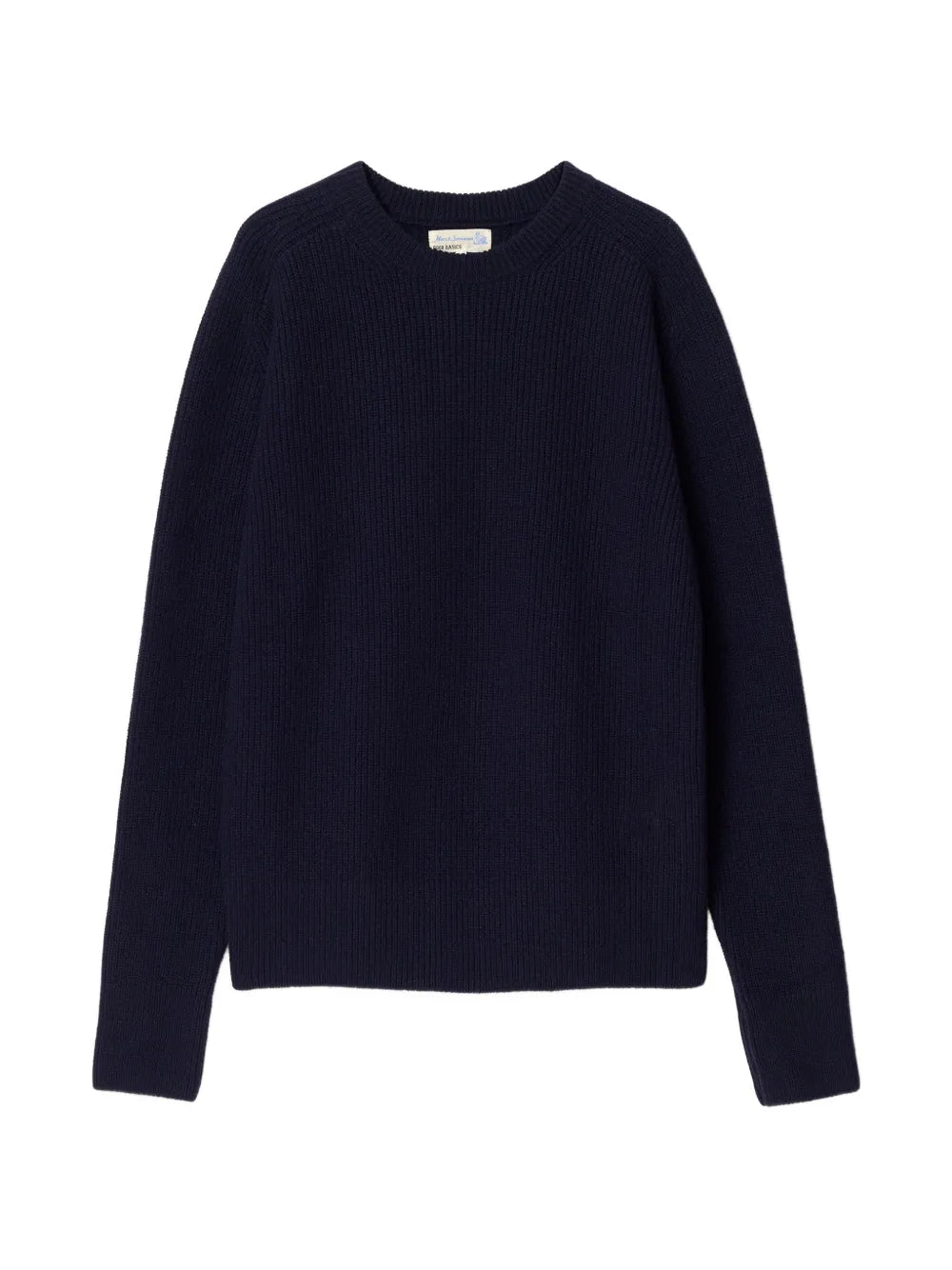 ribbed-knit raglan-sleeve sweater