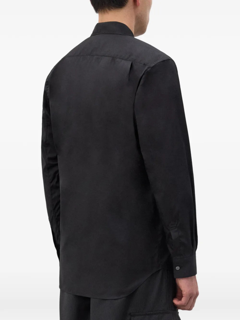 paint-splatter longsleeved shirt