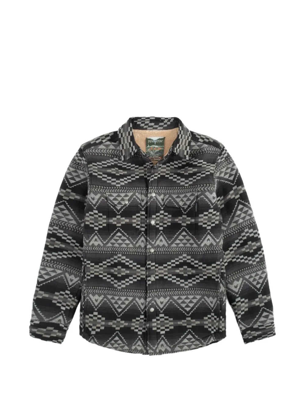 Marshall geometric-pattern cotton jacket