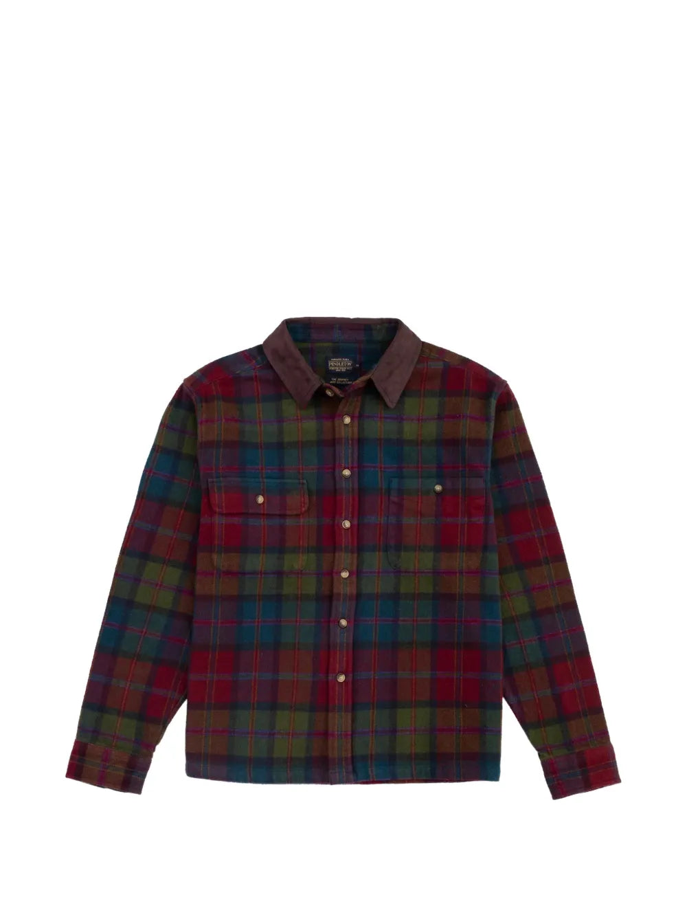 Heritage plaid-pattern button-down shirt