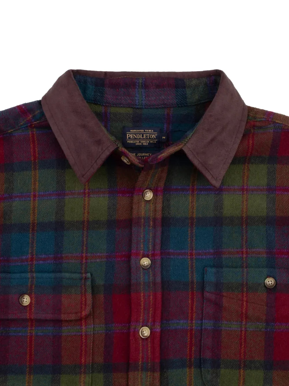 Heritage plaid-pattern button-down shirt
