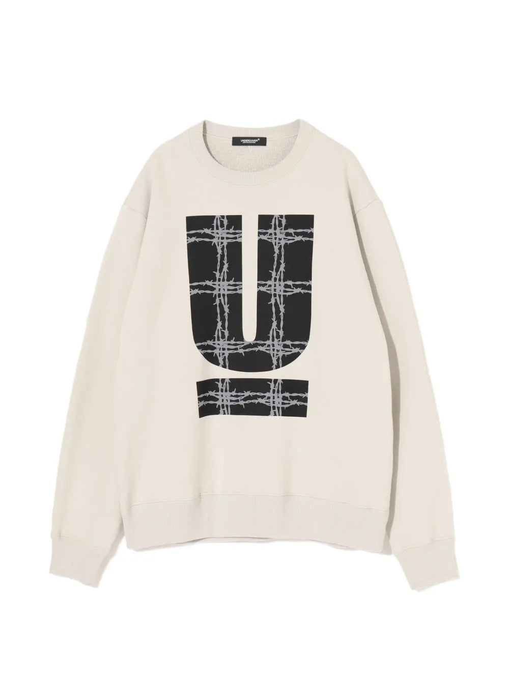 logo-print barbed-wire sweater