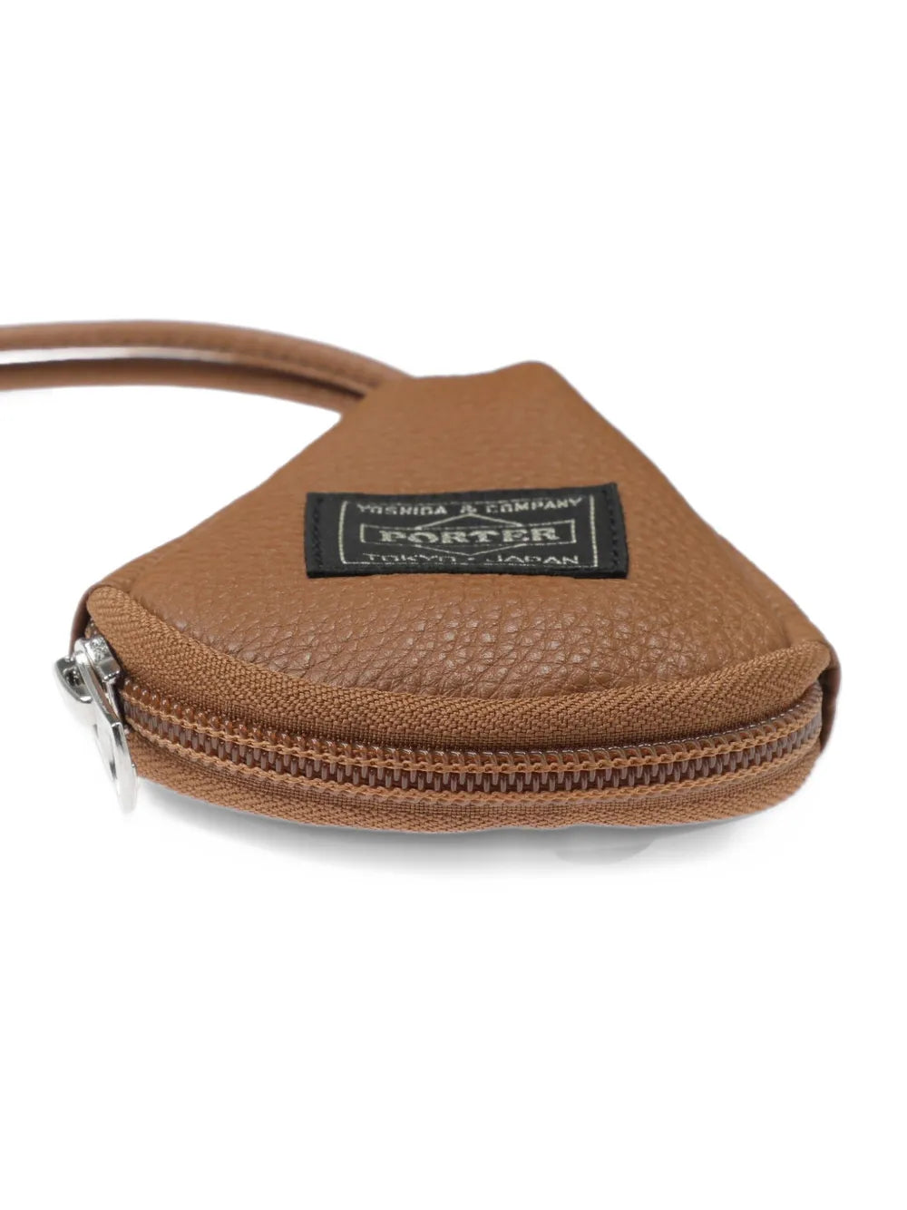 Calm grained-leather key pack