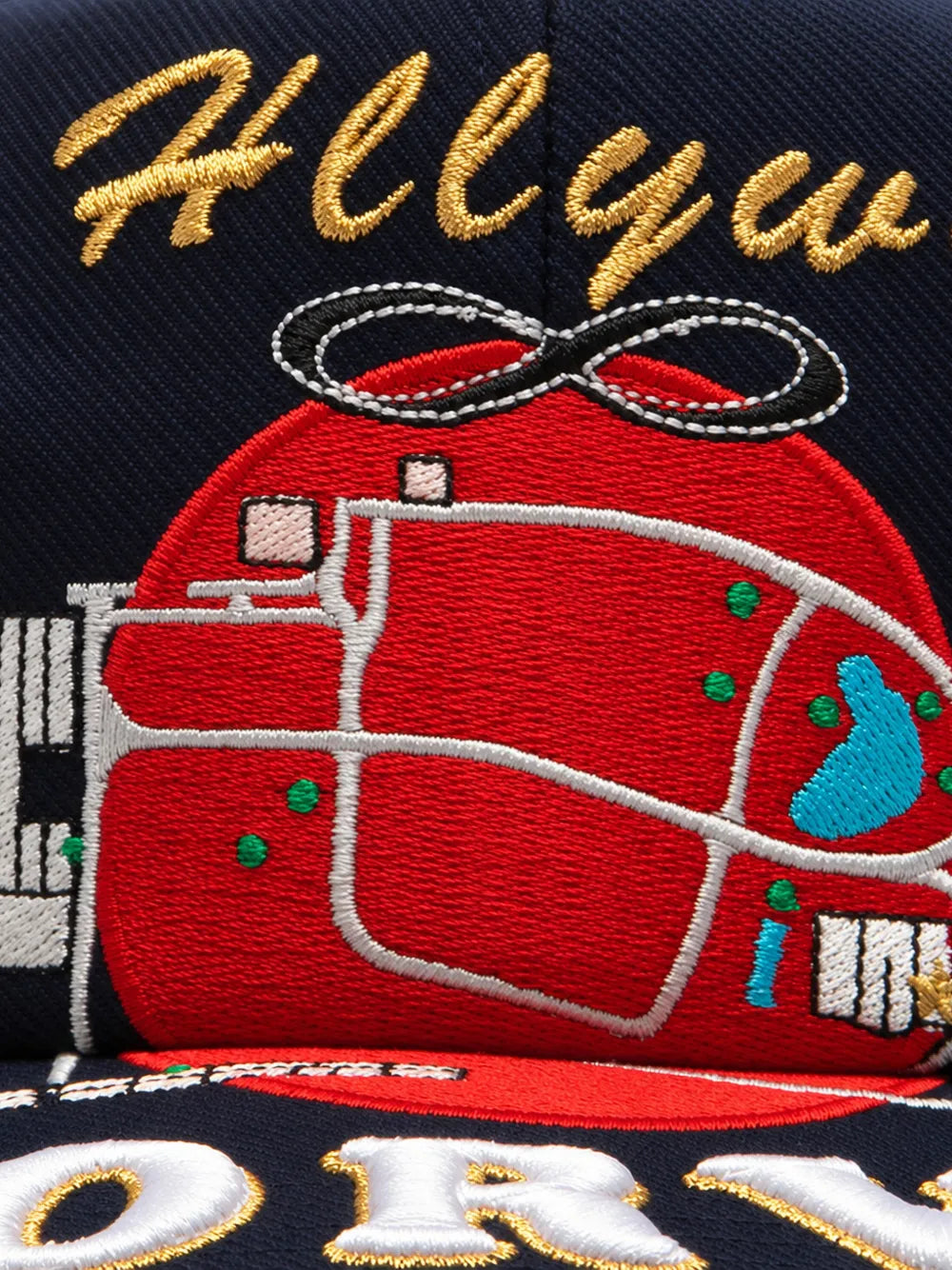 Star Map embroidered baseball cap
