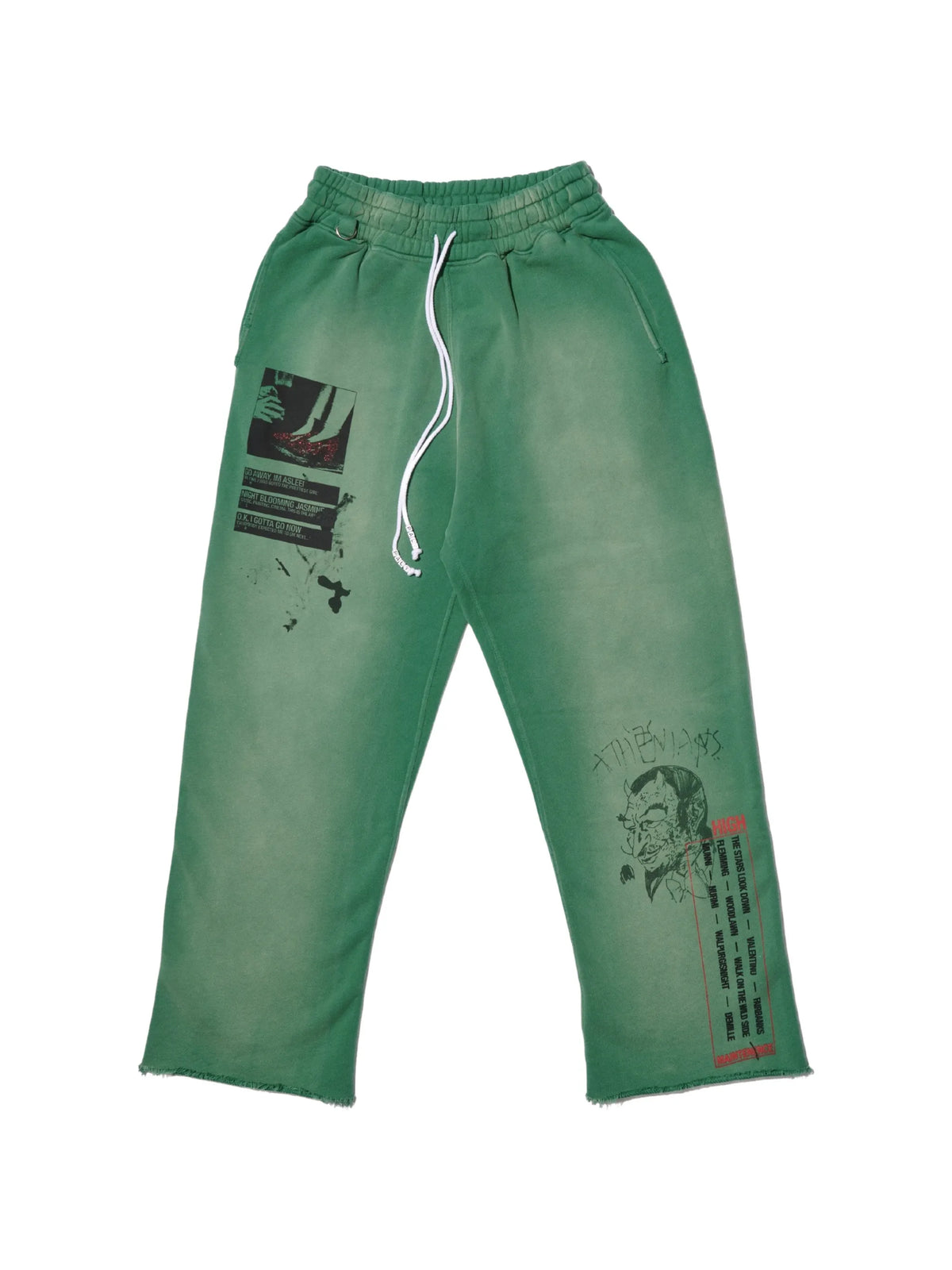 Graphic-Print Track Pants