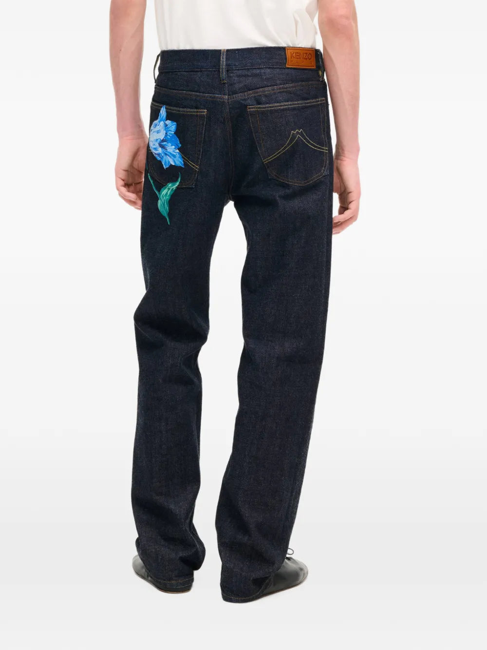 KENZO Tulip straight-fit denim jeans