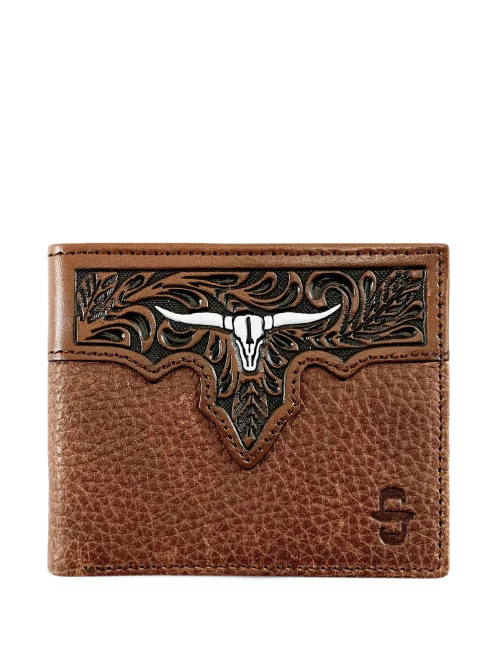 Steer Head leather bi-fold wallet