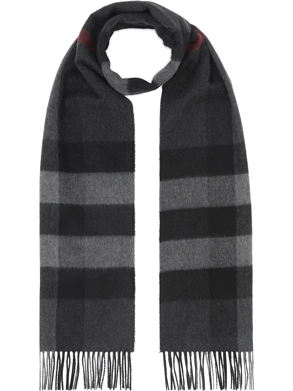 Check Cashmere Scarf