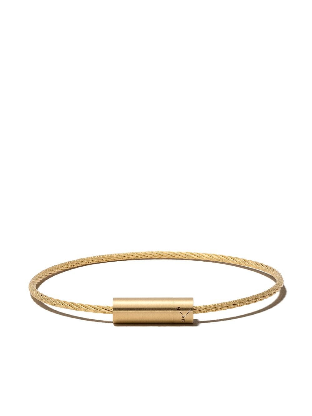 18Kt Yellow Brushed Gold 11 Grammes Cable Bracelet