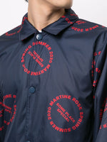 Logo Print Bomber Jacket