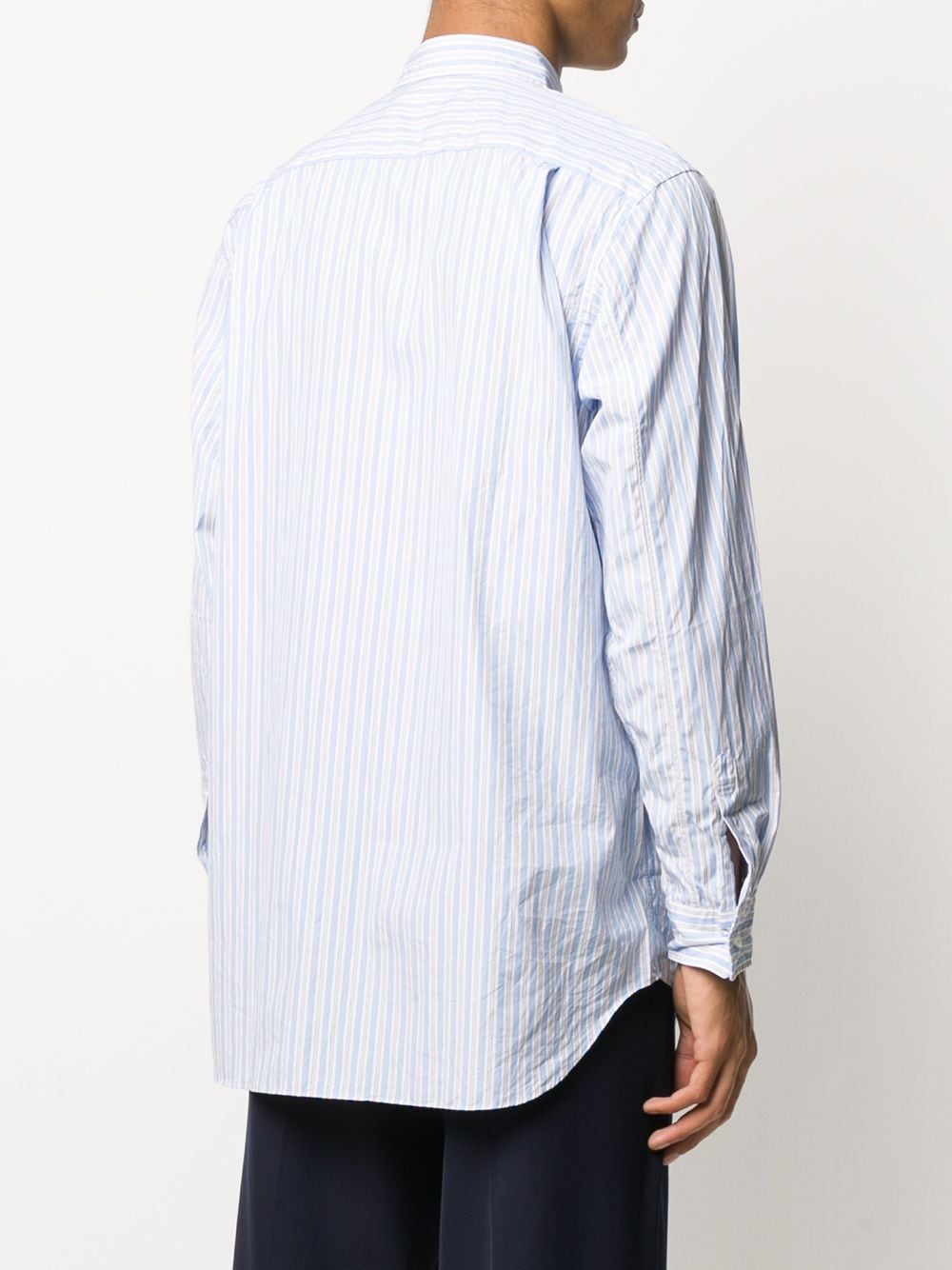 Striped Heart-Logo Shirt