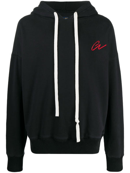 Slouchy Logo Embroidered Hoodie