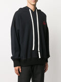 Slouchy Logo Embroidered Hoodie