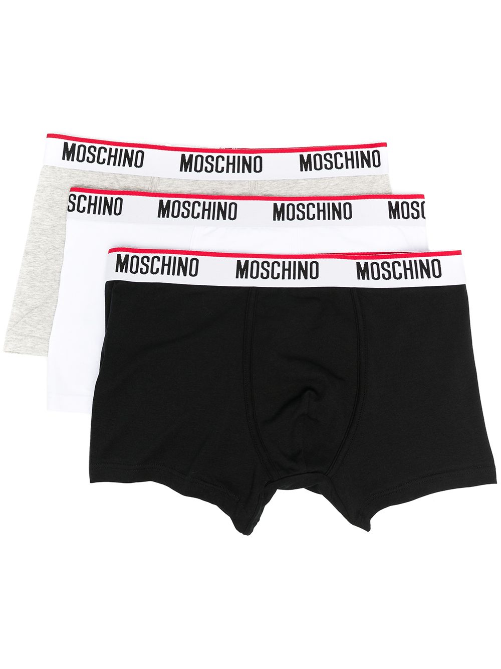 Logo-Waistband Three-Pack Boxers