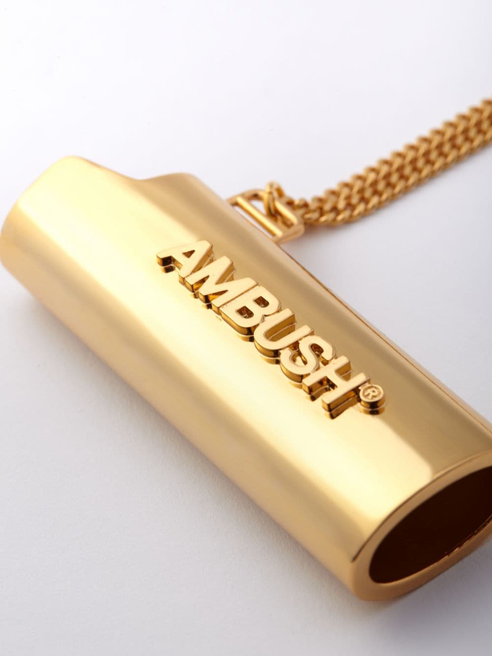 Logo-Embossed Lighter Necklace