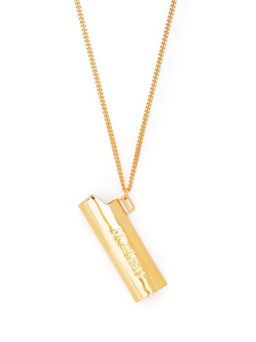 Logo-Embossed Lighter Necklace