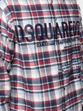 Logo-Print Flannel Shirt