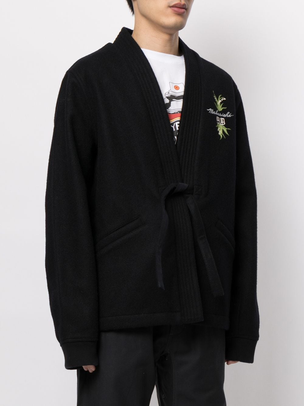 Embroidered-Logo Jacket