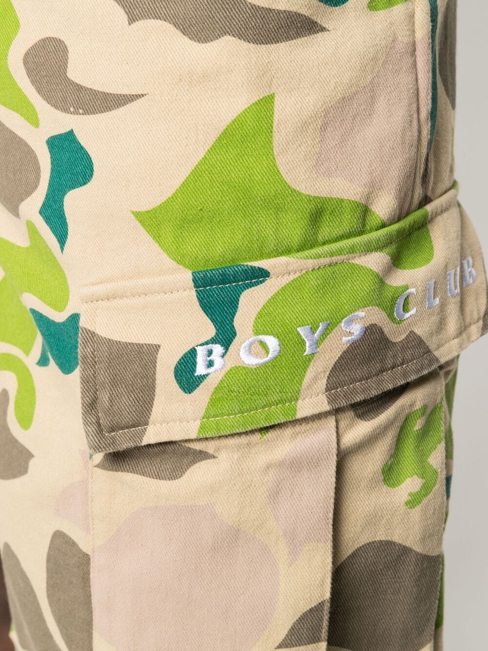 Camouflage-Print Cargo Shorts