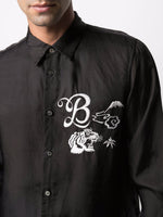 Embroidered-Detail Shirt