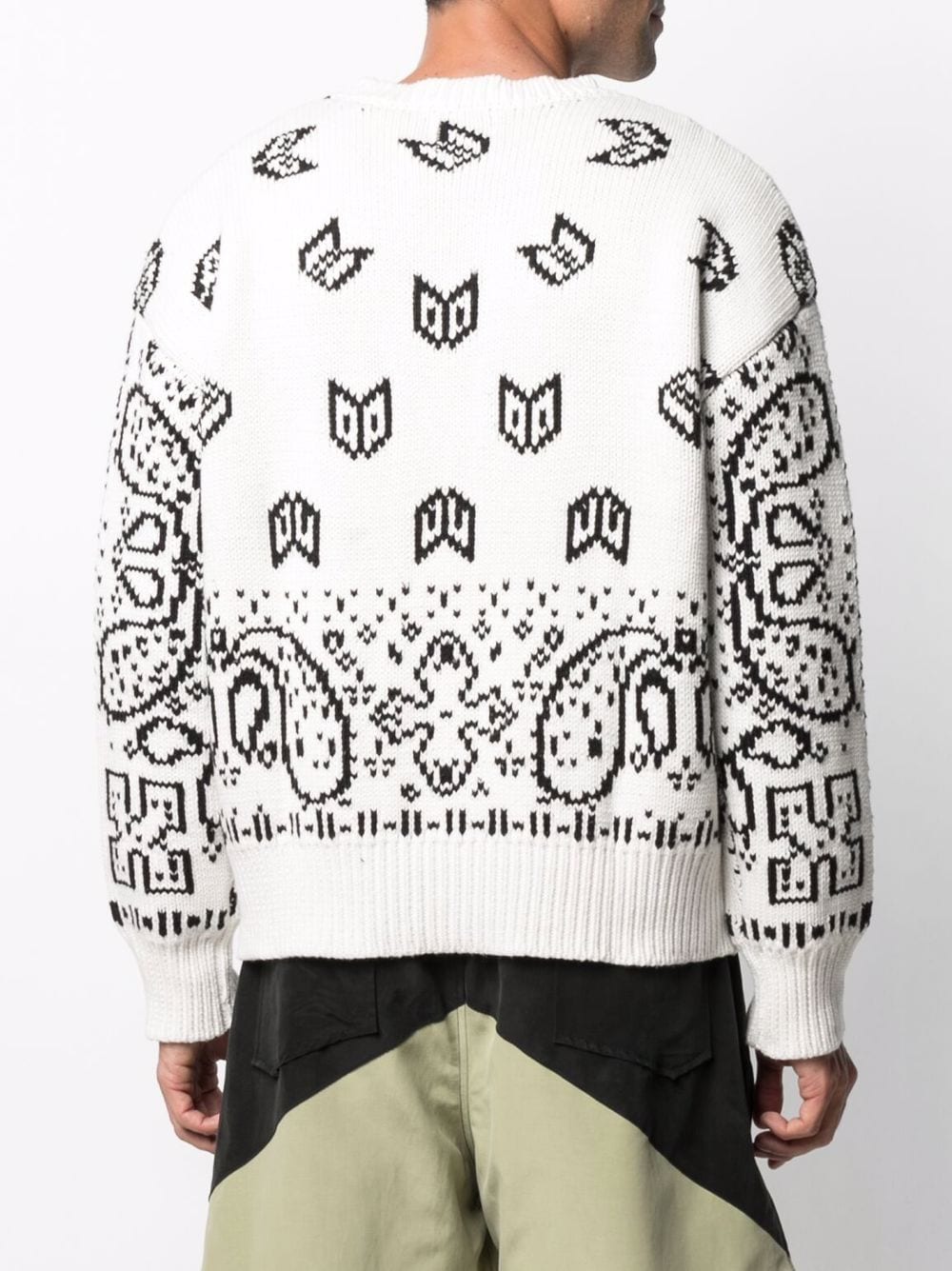 Paisley-Print Cotton Jumper