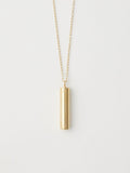 Battery Charm Necklace Gold  No Color