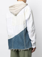 Patchwork Hooded Overshirt