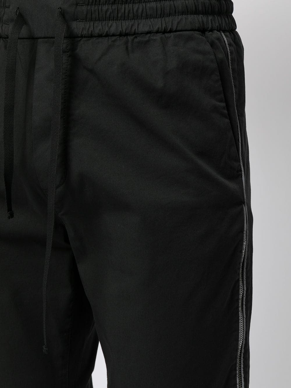 Elasticated-Waist Cotton-Blend Track Trousers