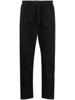 Elasticated-Waist Cotton-Blend Track Trousers