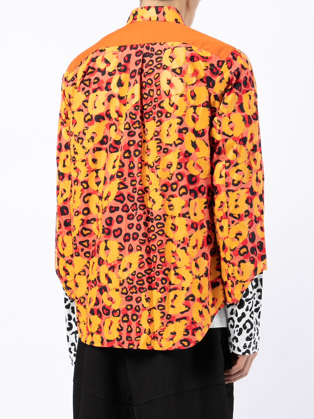 Filip Pagowski Print Cut-Out Cuff Shirt
