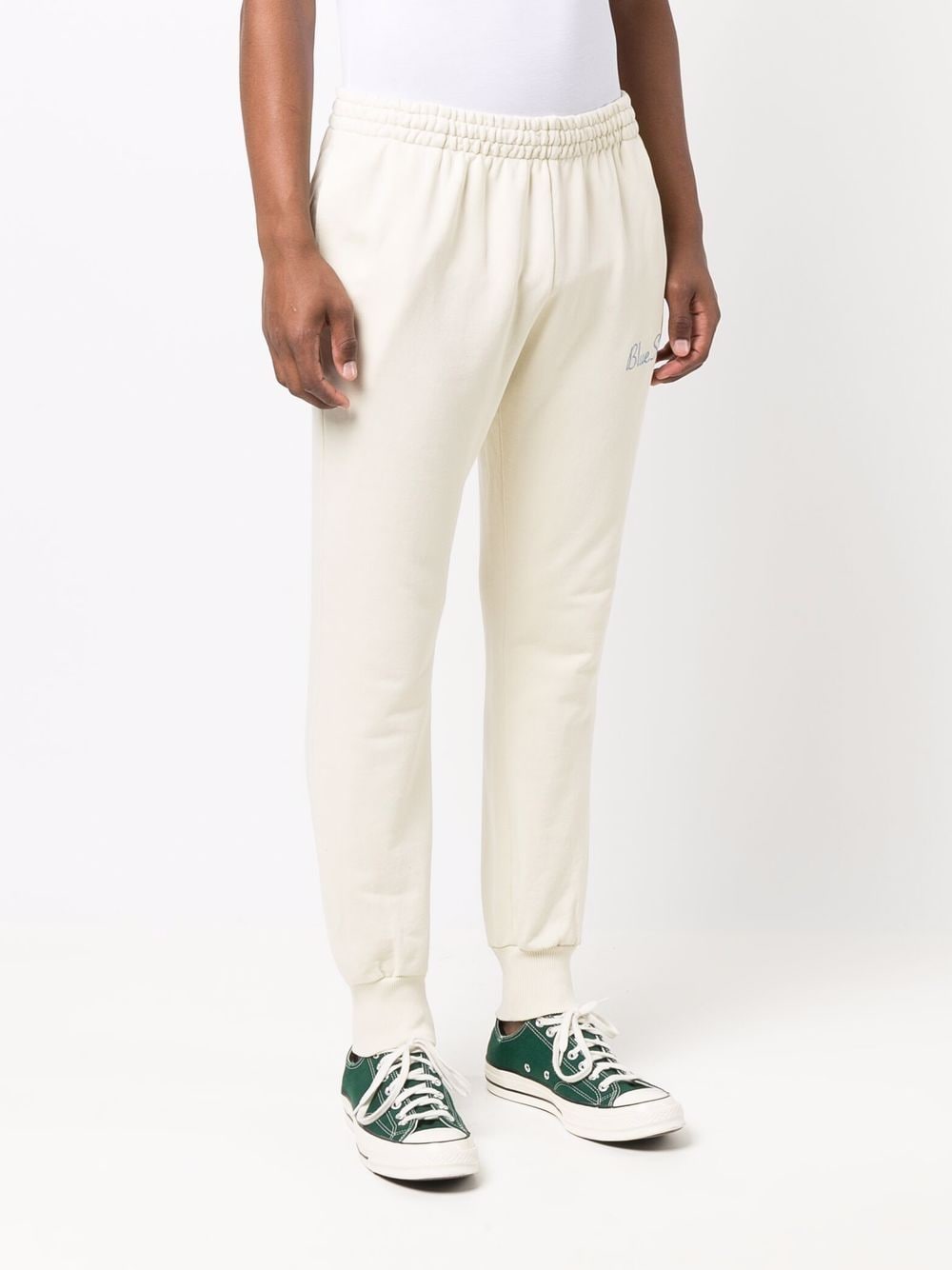 Logo-Embroidered Cotton Track Pants