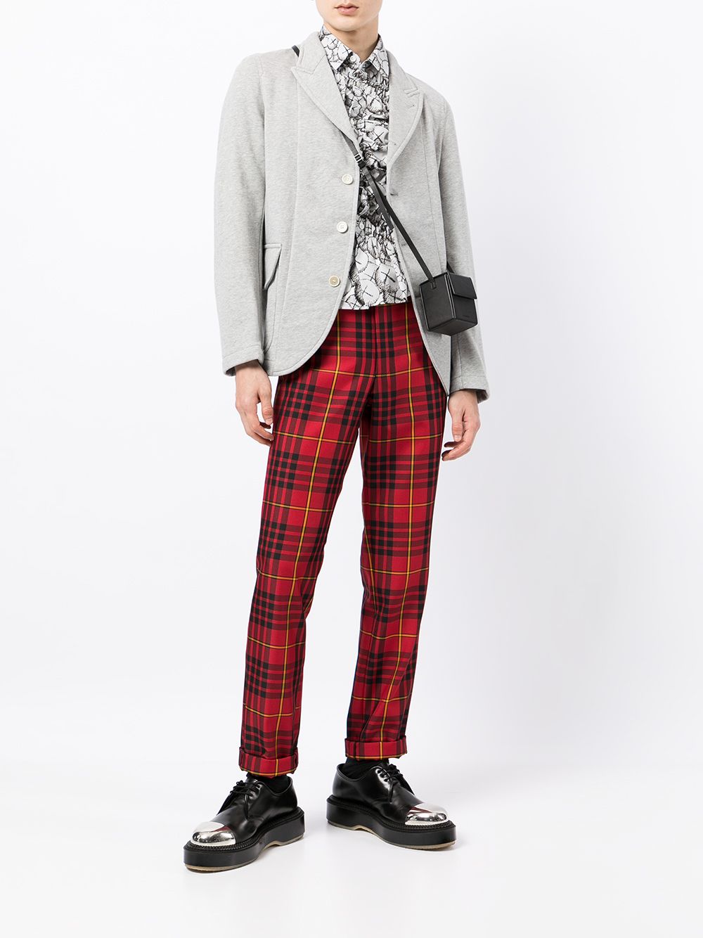 Single-Breasted Cotton Blazer