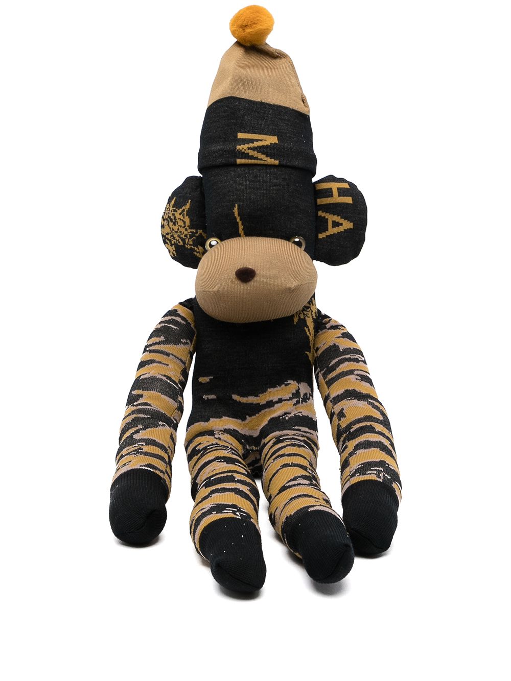 X Ayamé Tigerstripe Sock Monkey