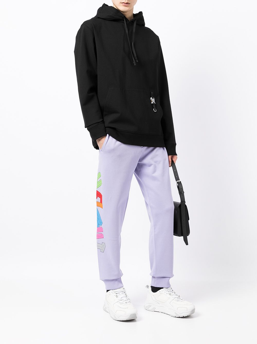 3D Logo Cotton Track Pants