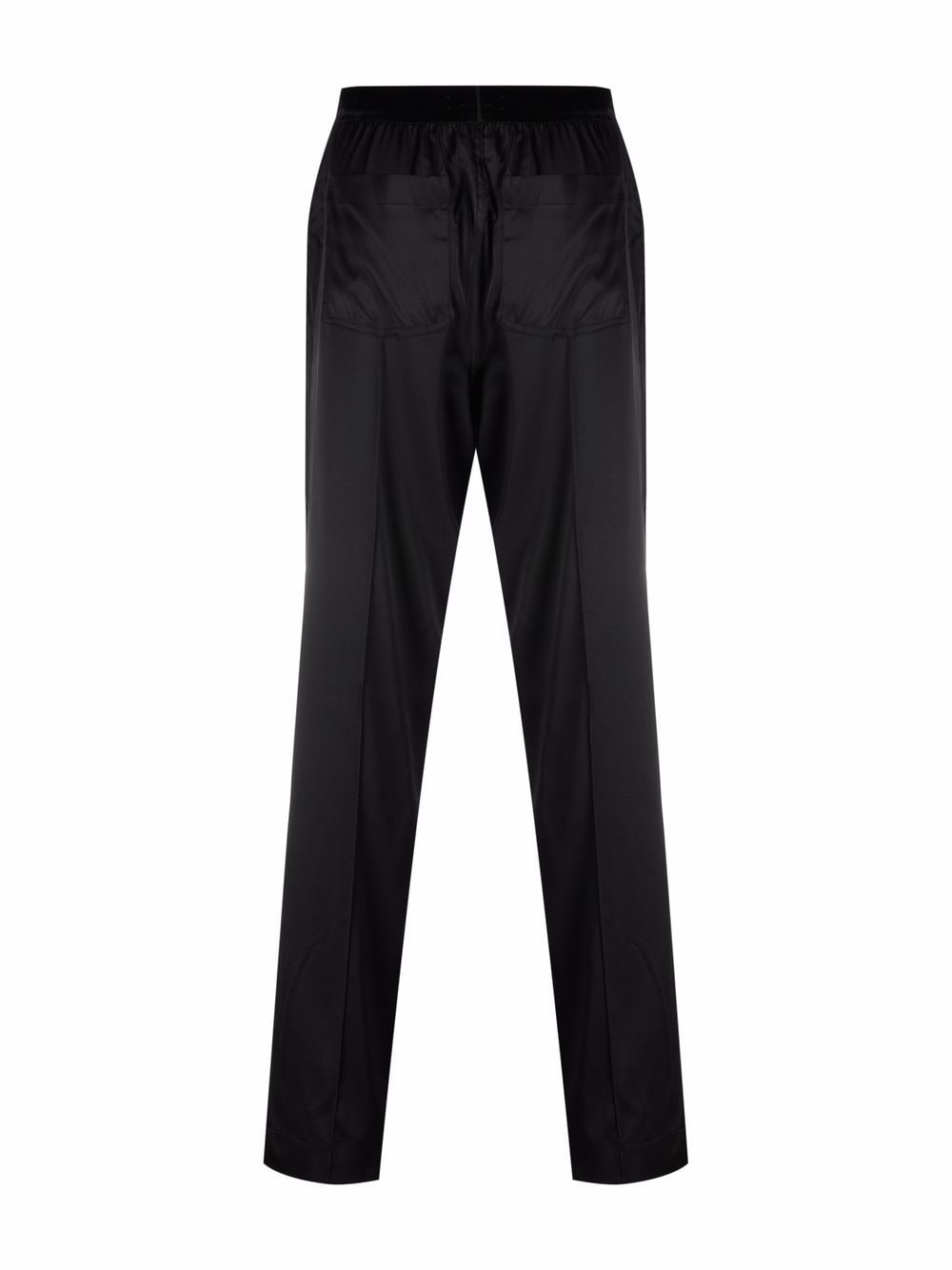 Logo-Waistband Silk Pajama Trousers