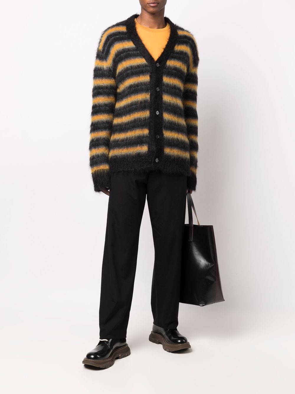 Stripe Knitted Cardigan