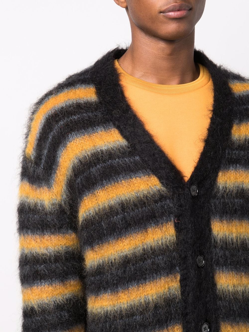 Stripe Knitted Cardigan