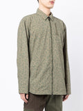 Camouflage-Print Zip Shirt