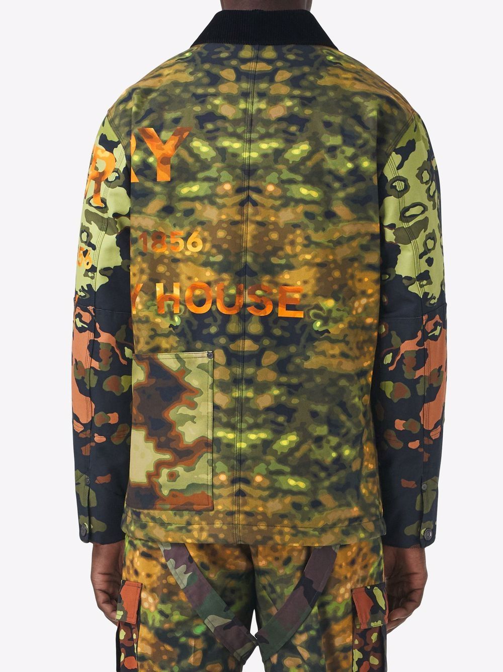 Camouflage Logo-Print Jacket