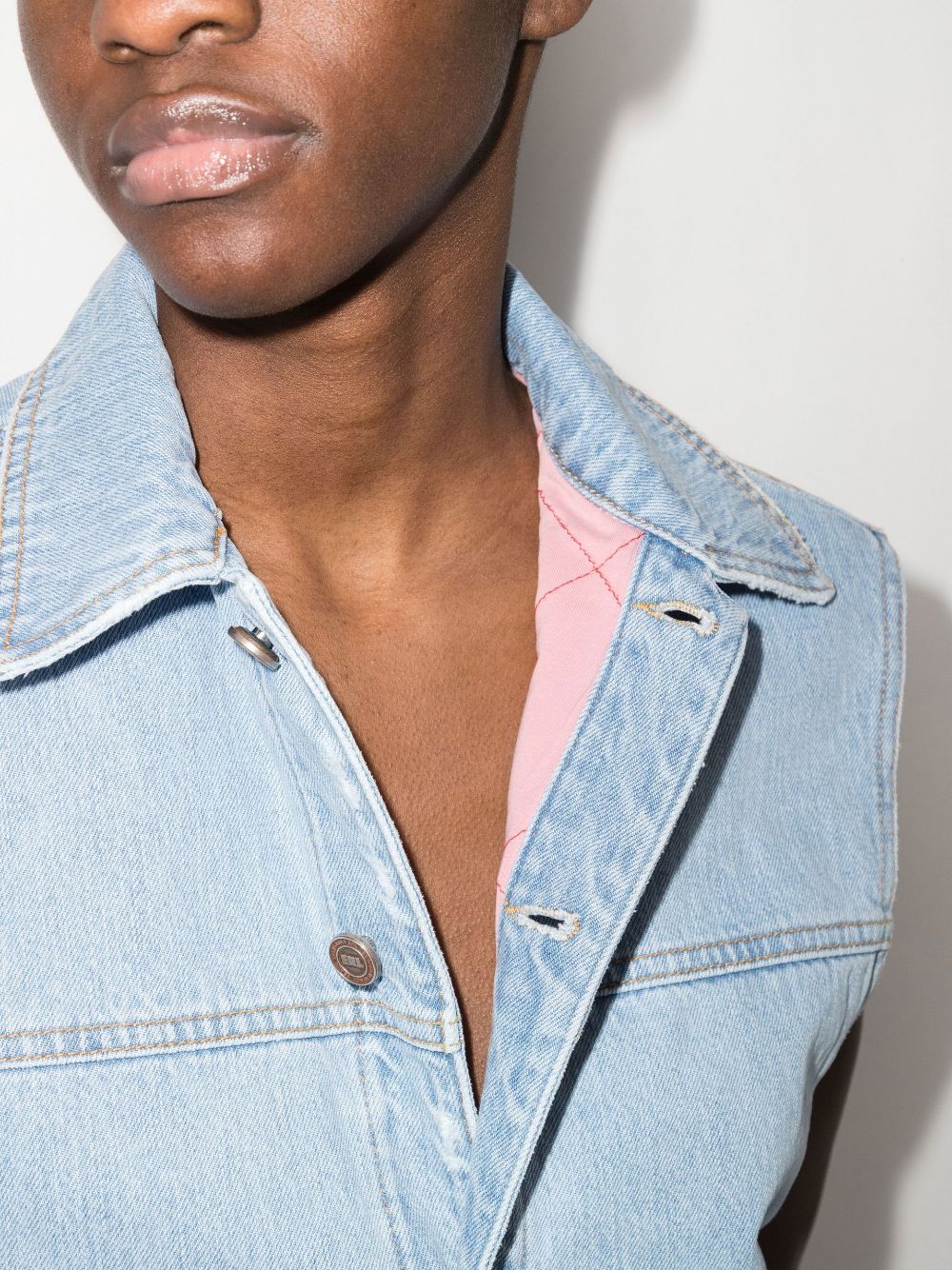 Sleeveless Denim Jacket