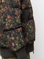 Floral-Print Padded Jacket