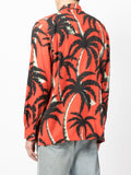 Palm Tree-Print Tencel Shirt