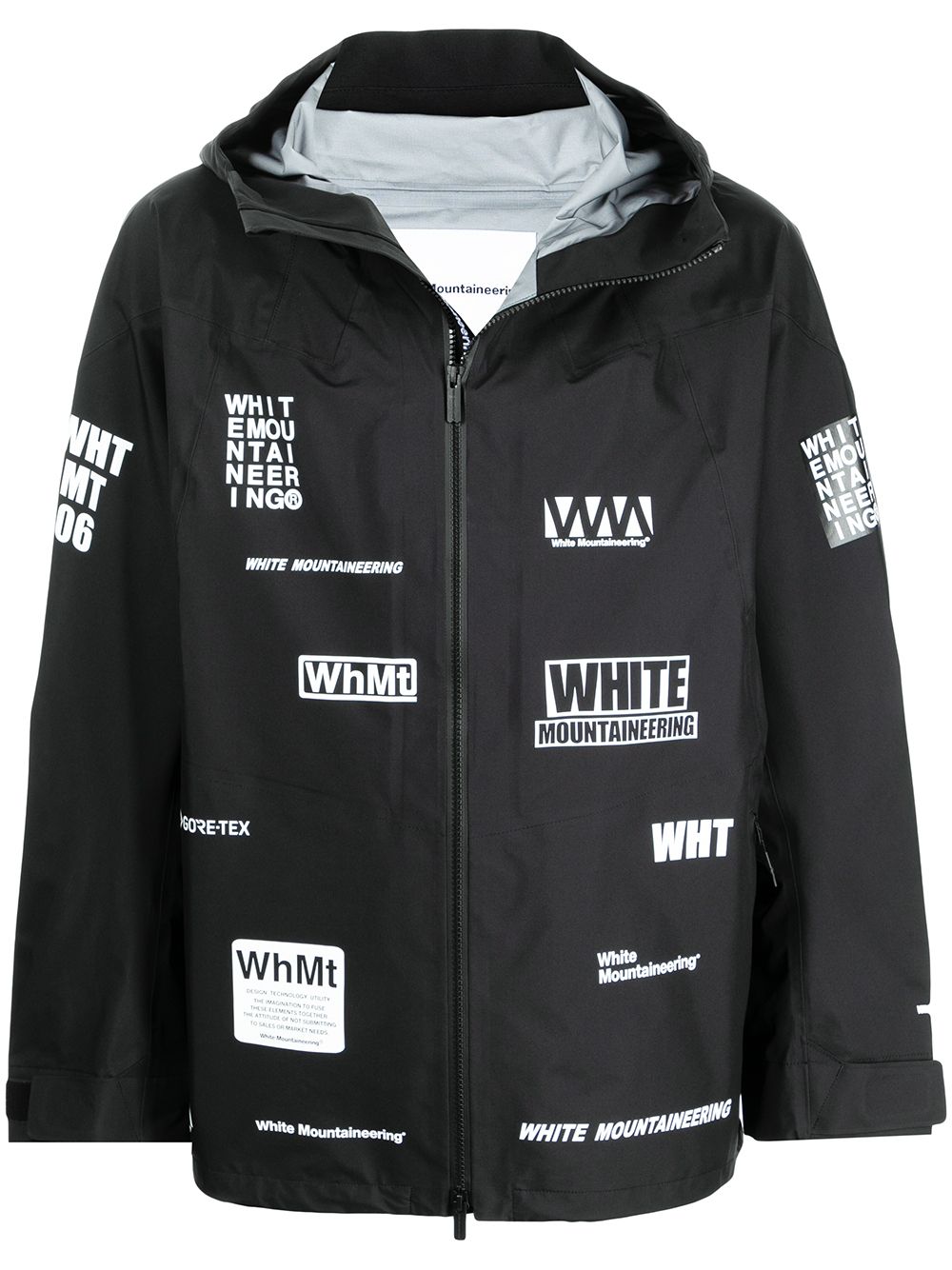 Graphic-Print Zip-Up Lightweight Jacket