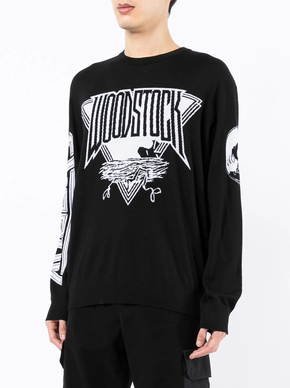 Woodstock Logo-Intarsia Jumper