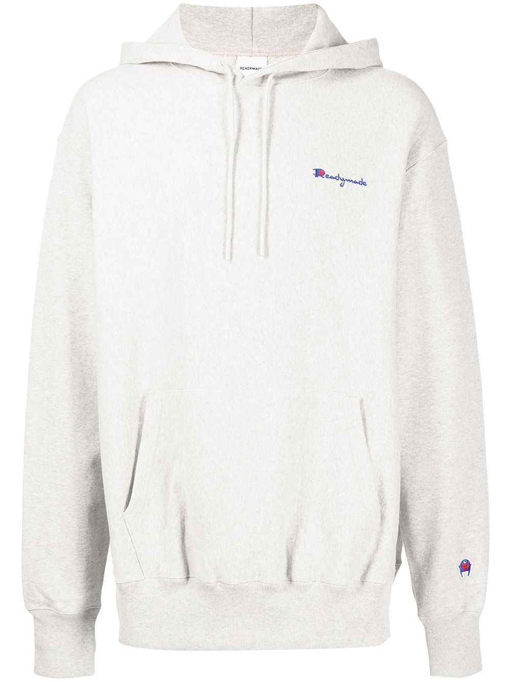 Embroidered Logo Long-Sleeve Hoodie